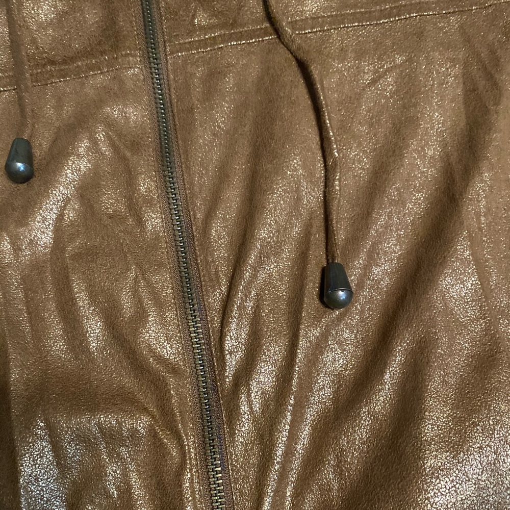 Ruby Rd. Lightweight Metallic Zip-up Jacket - Picture 10 of 11